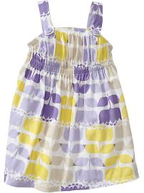 Floral-Print Jersey Dresses for Baby