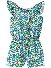 Flutter-Sleeve Rompers for Baby