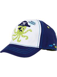 Pirate-Octopus Baseball Caps for Baby