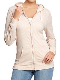 Women's Slub-Knit Tee Hoodies