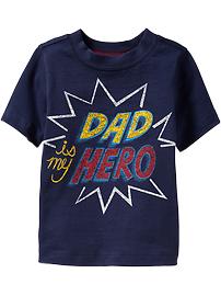 "Dad Is My Hero" Tees for Baby