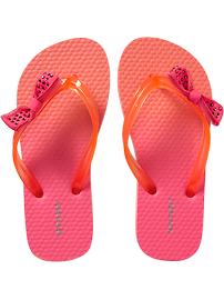 Girls Bow-Tie Flip-Flops