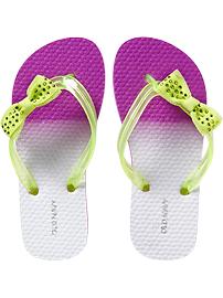 Girls Bow-Tie Flip-Flops