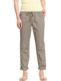 Women's Twill Roll-Up Capris