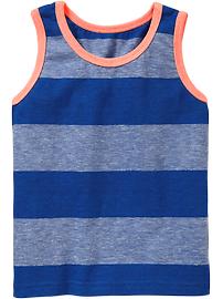 Rugby-Stripe Tanks for Baby