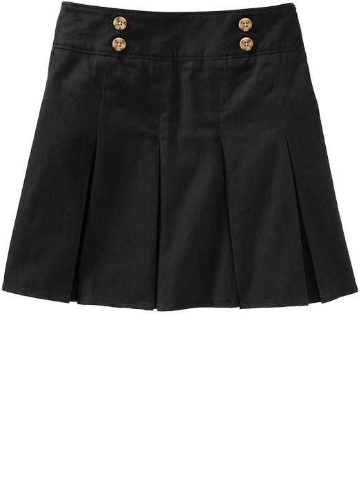 View large product image 1 of 1. Girls Long Uniform Skorts