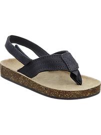 Sueded Cork Sandals for Baby