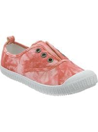 Girls Tie-Dye Laceless Sneakers