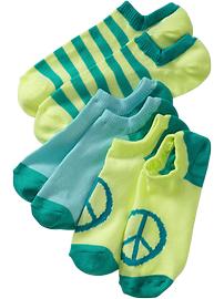 Girls Ankle Sock 3-Packs