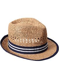 Straw Fedoras for Baby