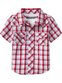 Plaid Western Shirts for Baby