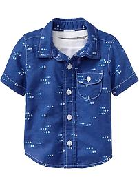 Fish Print Shirts for Baby