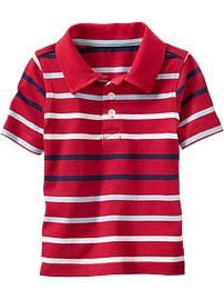 Striped Jersey Polos for Baby