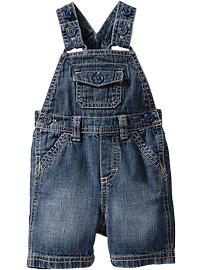 Denim Shortalls for Baby