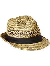 Men's Straw Fedoras