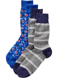 Men's Patterned Sock 2-Packs