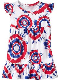 Tie-Dyed Jersey Dresses for Baby