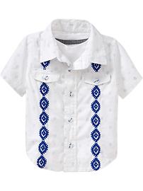 Embroidered Printed Shirts for Baby