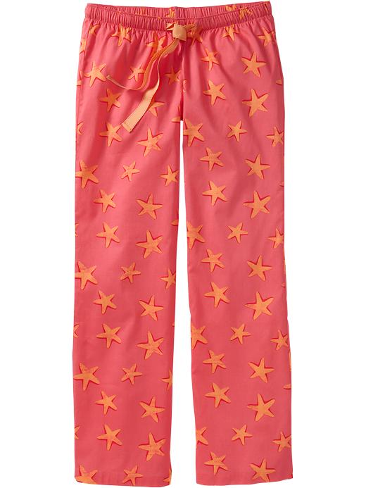 Old Navy Womens Printed Poplin PJ Pants