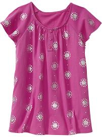 Girls Graphic Flutter-Sleeve Tees