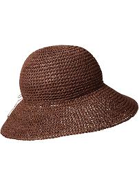 Women's Crochet-Straw Sun Hats