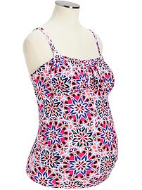 Maternity Bandeau Tankini Tops
