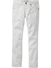 Boys White Skinny Jeans