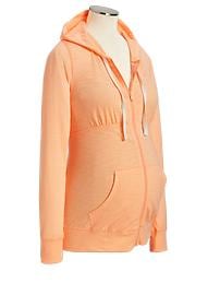 Maternity Lightweight Slub-Knit Hoodies