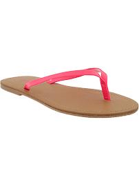 Girl's Faux-Leather Capri Sandals