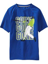Boys Raglan Sports Graphic Tees
