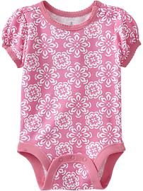 Scalloped-Trim Bodysuits for Baby