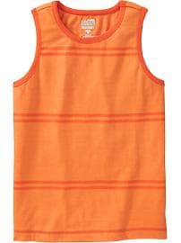 Boys Double-Striped Crew Tanks