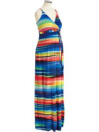 Maternity Cross-Front Maxi Dresses