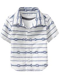 Rope-Print Shirts for Baby