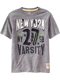 Boys Premium Applique-Graphic Tees