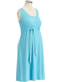 Maternity Tie-Front Jersey Dresses