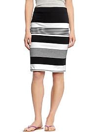 Women's Striped Pencil Skirts