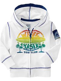 "Wave Chasers" Terry Hoodies for Baby