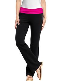 Women's Fold-Over Yoga Pants