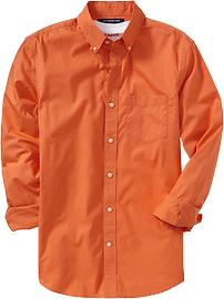 Men's Long-Sleeve Slim-Fit Shirts