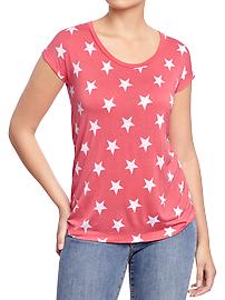Women's Star-Print Tees