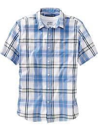 Men's Plaid Regular-Fit Shirts