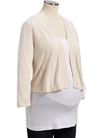 Maternity Open-Front Cropped Cardis
