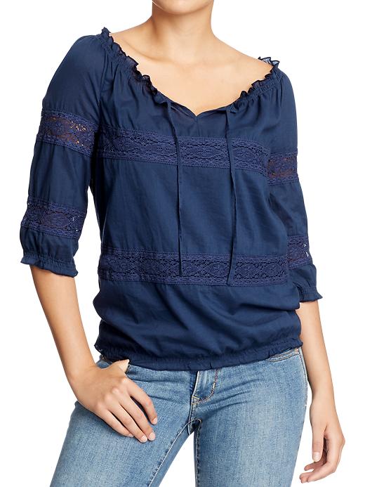 View large product image 1 of 1. Women's Crochet-Boho Tops