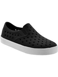 Boys Perforated Slip-Ons