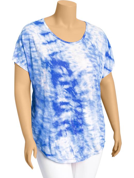 Old Navy Womens Plus Slub Knit Dolman Sleeve Tees