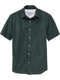 Men's Regular-Fit Chest-Pocket Shirts