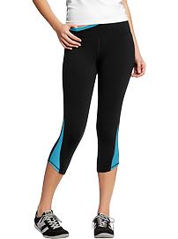 Women's Active Compression-Mesh Capris (20")