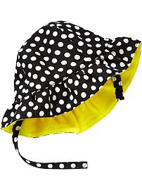Polka-Dot Swim Hats for Baby