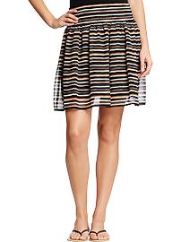 Women's Smocked-Chiffon Skirts